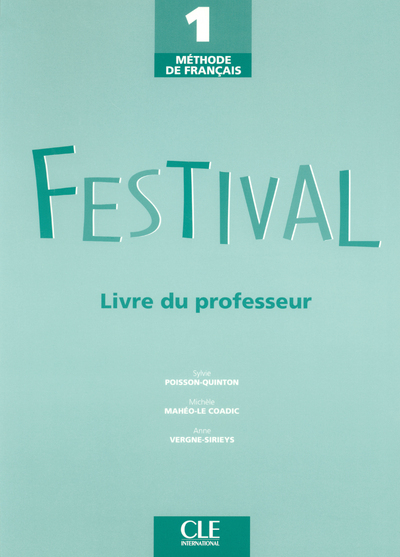 Festival Niveau 1 professeur
