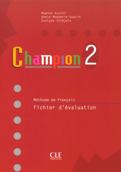 CHAMPION NIVEAU 2 FICHIER D'EVALUATION