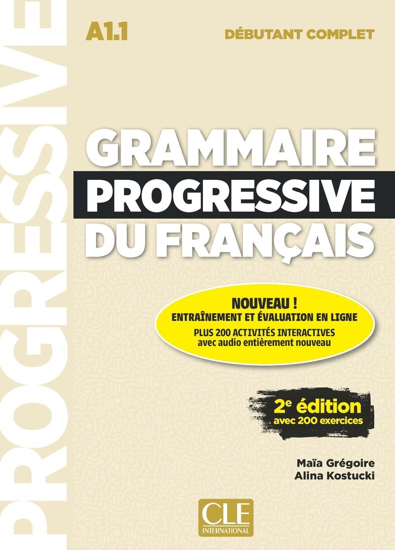 Grammaire progressive déb. complet + appli 2e édition
