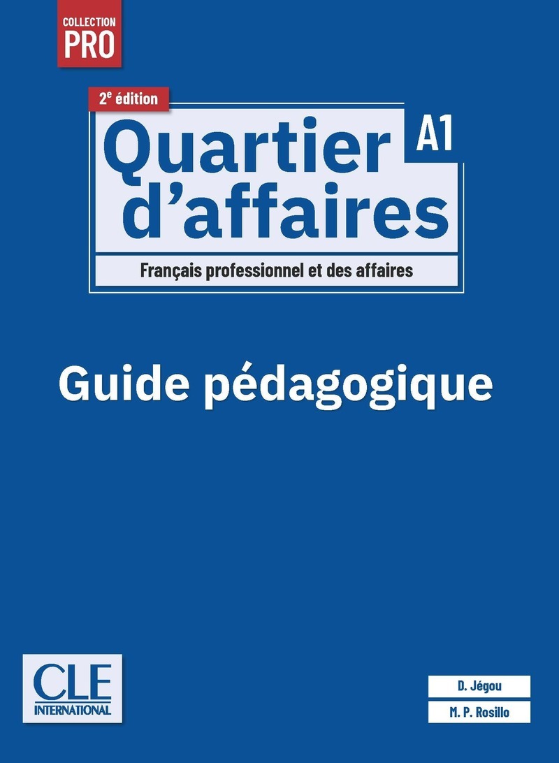 Quartier d'affaires livre du professeur niveau A1 - 2ème édition