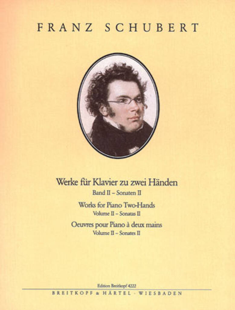 FRANZ SCHUBERT : WORKS FOR PIANO 2 HANDS BAND 2 - OEUVRES POUR PIANO A 2 MAINS VOLUME 2