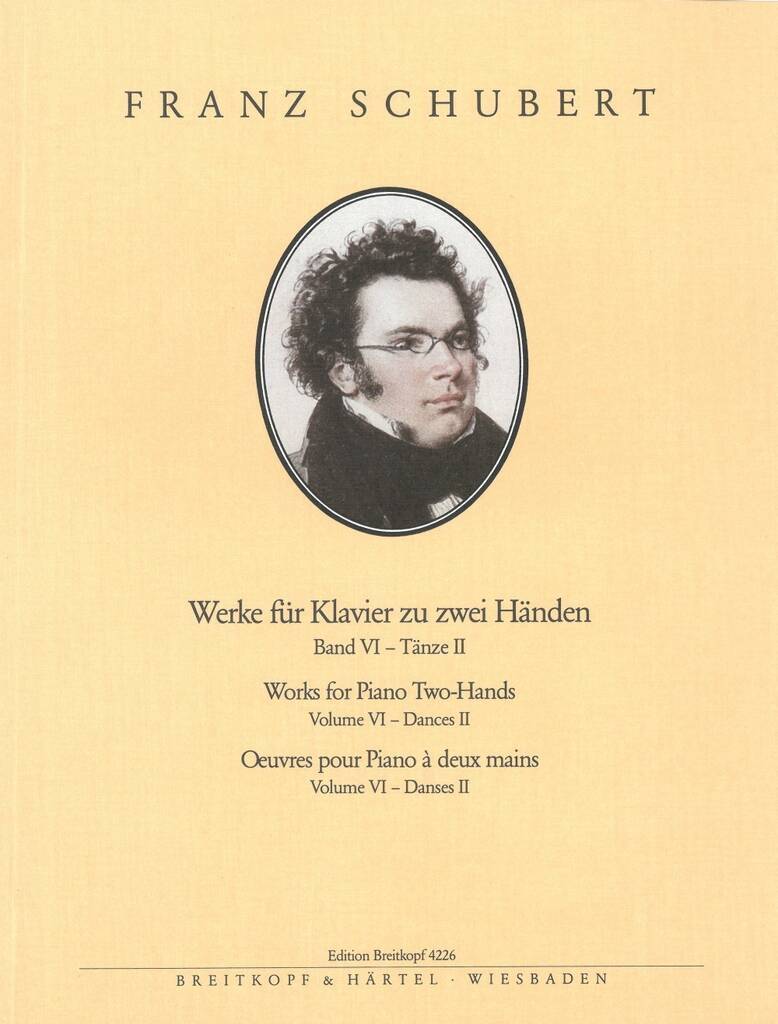 FRANZ SCHUBERT : WORKS FOR PIANO 2 HANDS BAND 6 - OEUVRES POUR PIANO A 2 MAINS VOLUME 6