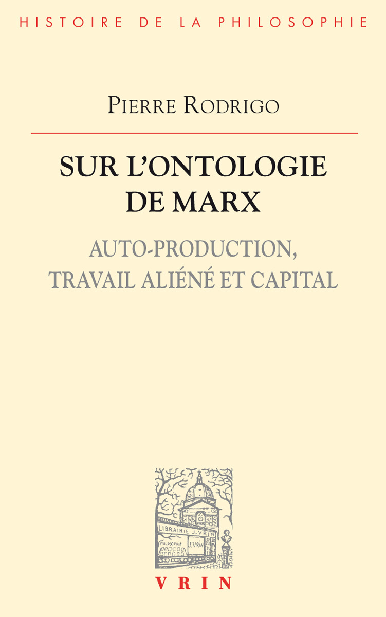 Sur l'ontologie de Marx