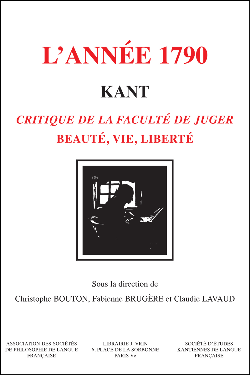 Kant, l'année 1790