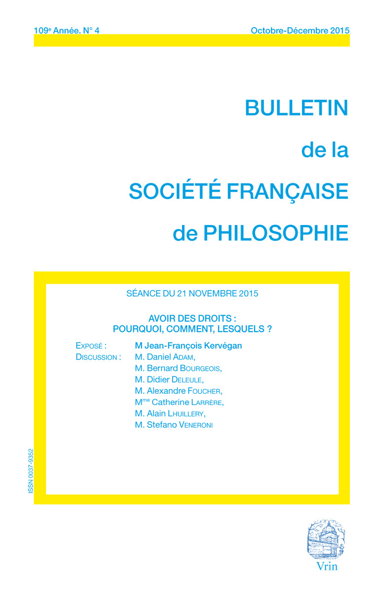 AVOIR DES DROITS POURQUOI, COMMENT, LESQUELS?