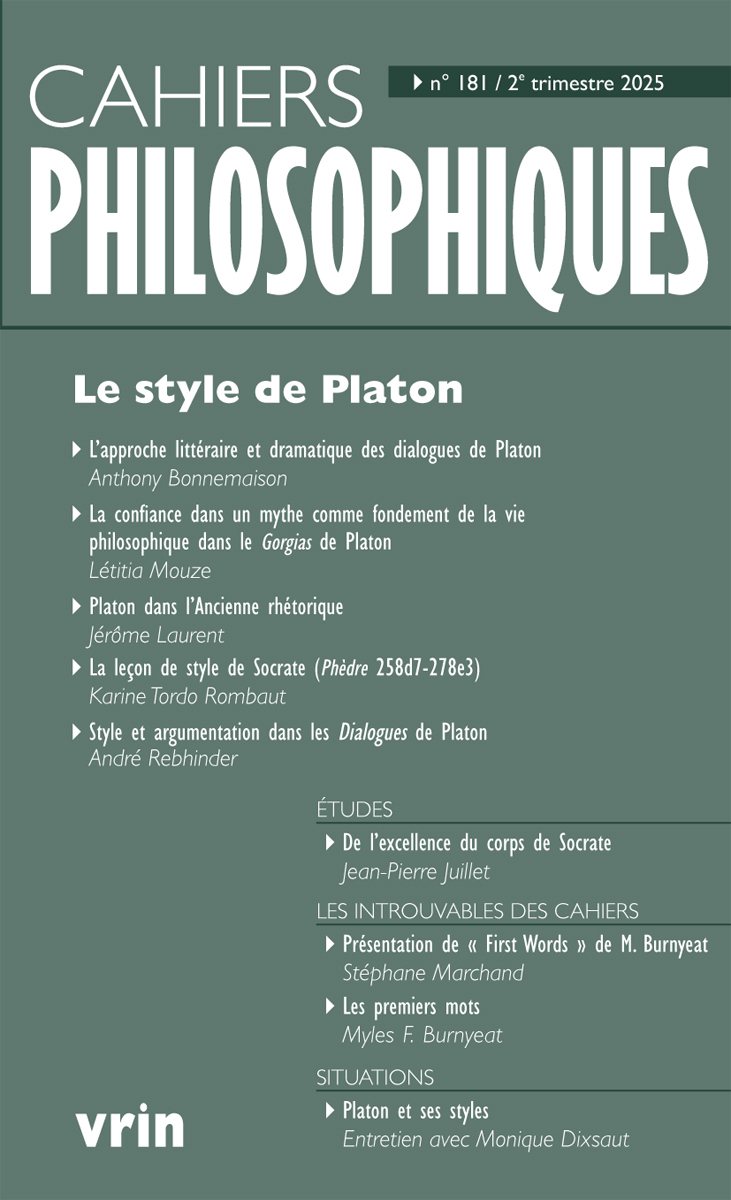 Le style de Platon