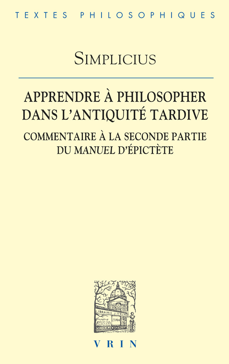 Apprendre à philosopher dans l'Antiquité tardive