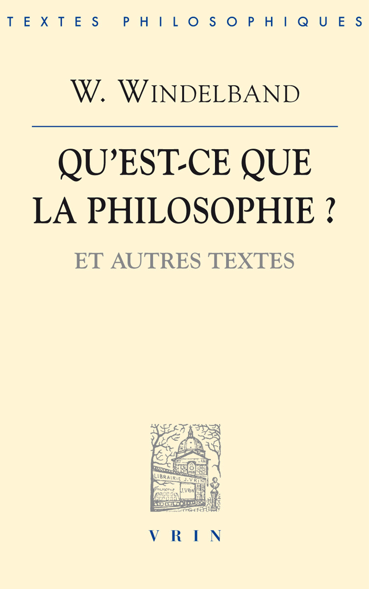 Qu'est-ce que la philosophie?