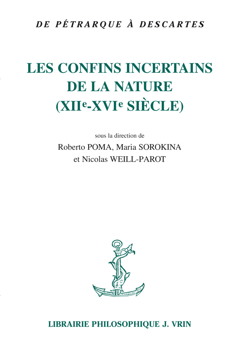 Les confins incertains de la nature