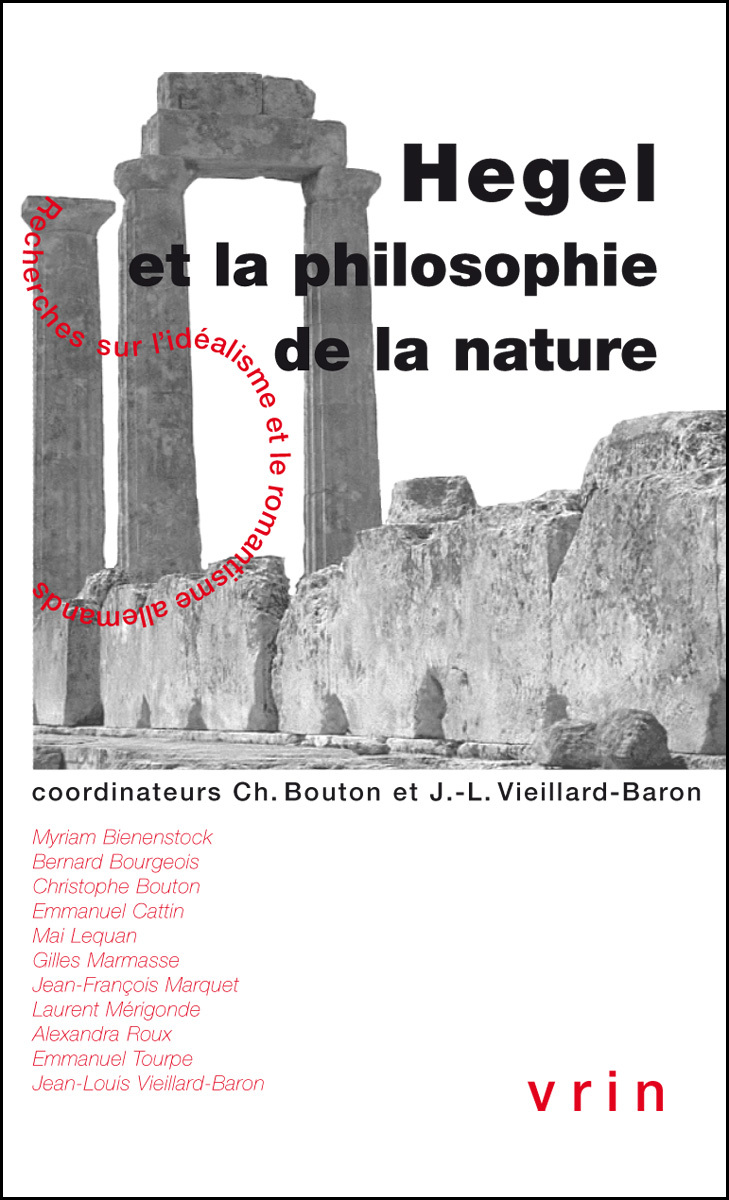 Hegel et la philosophie de la nature