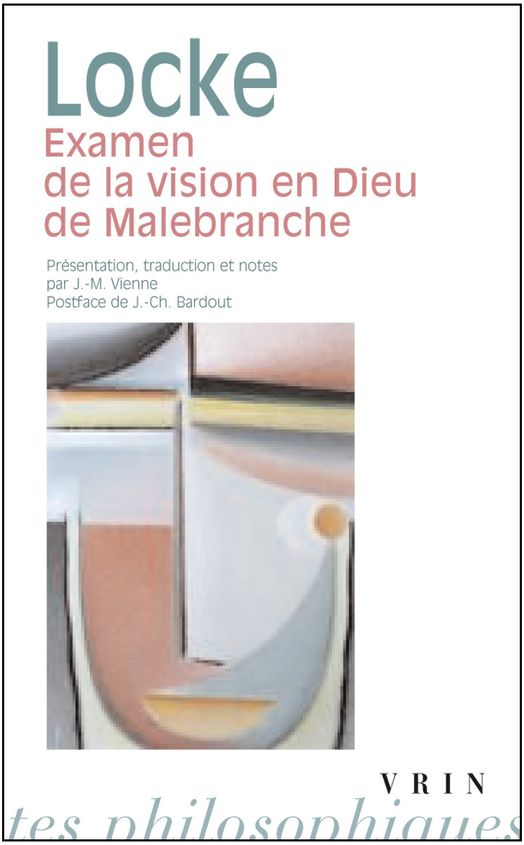 Examen de la vision en Dieu de Malebranche