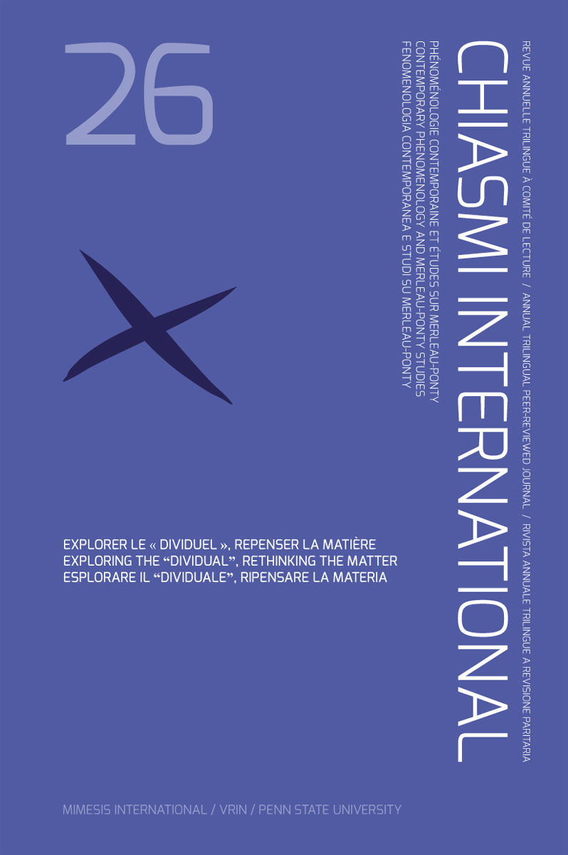 Explorer le « dividuel », repenser la matière