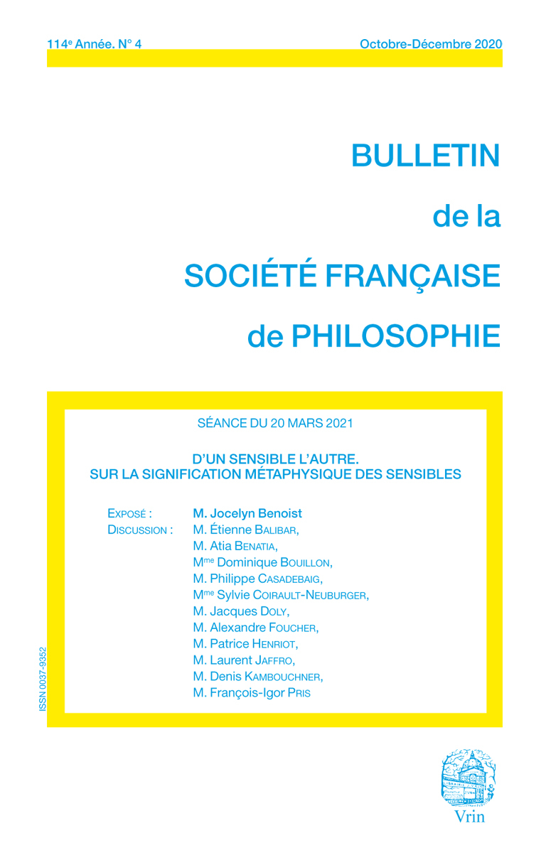 D'un sensible l'autre