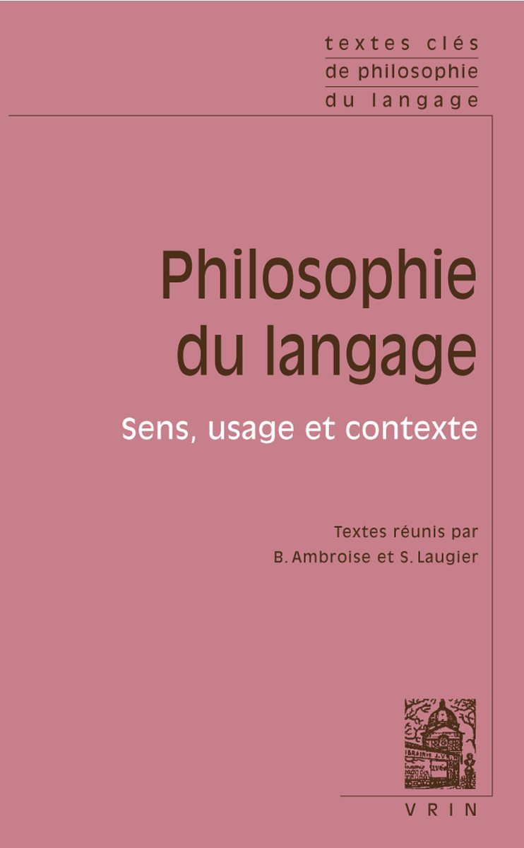 Textes cles de philosophie du langage
