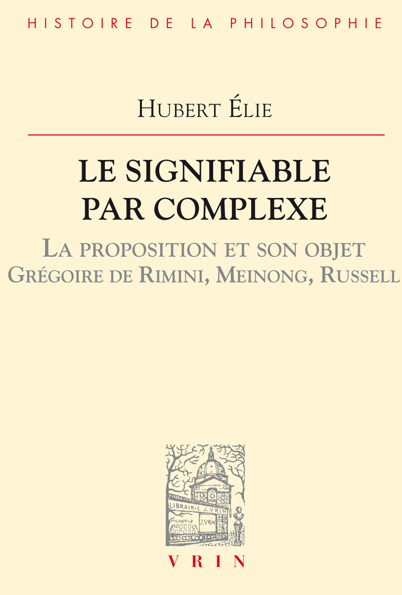 Le signifiable par complexe