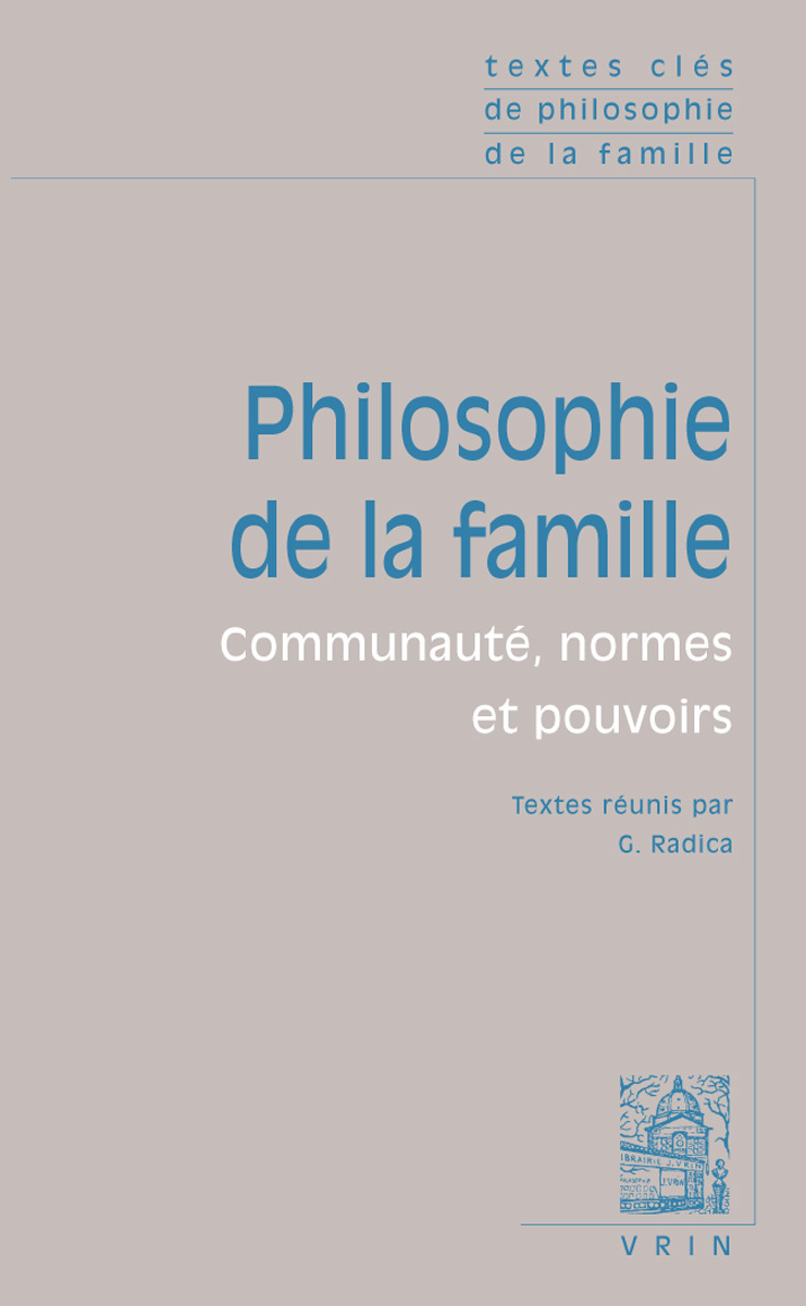 Textes clés de philosophie de la famille