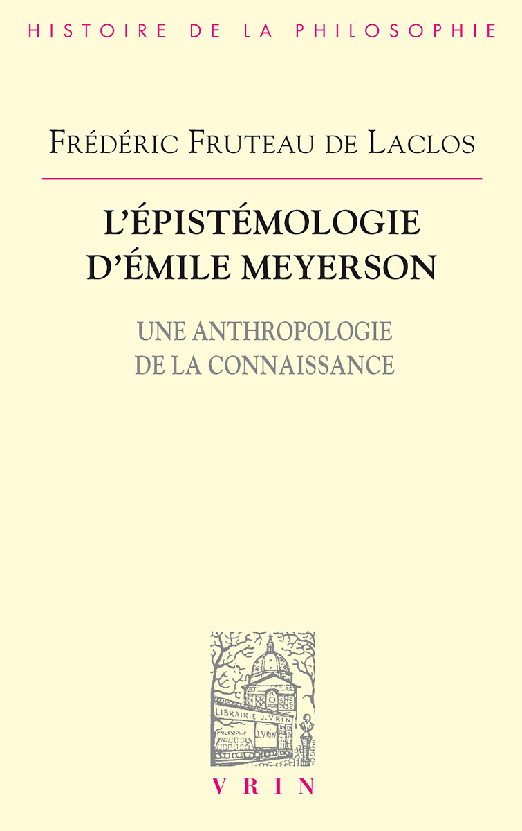 L'épistémologie d'Émile Meyerson
