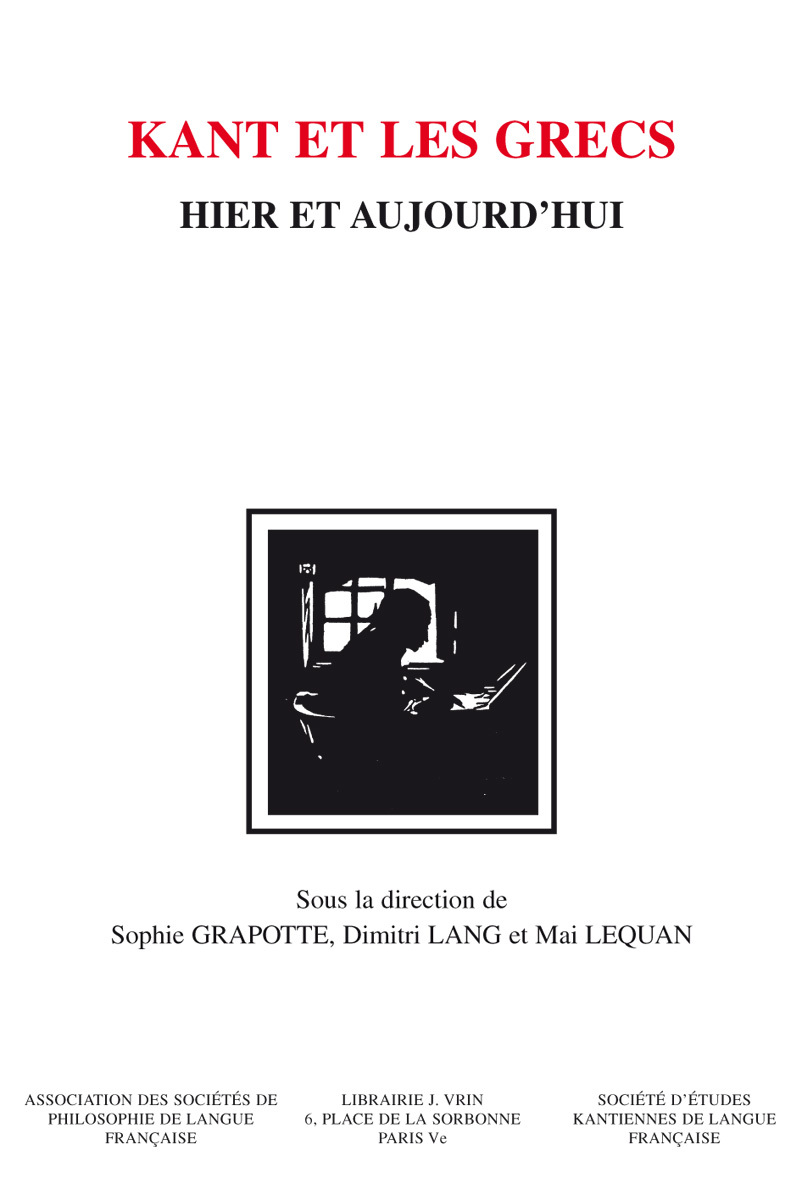 Kant et les Grecs