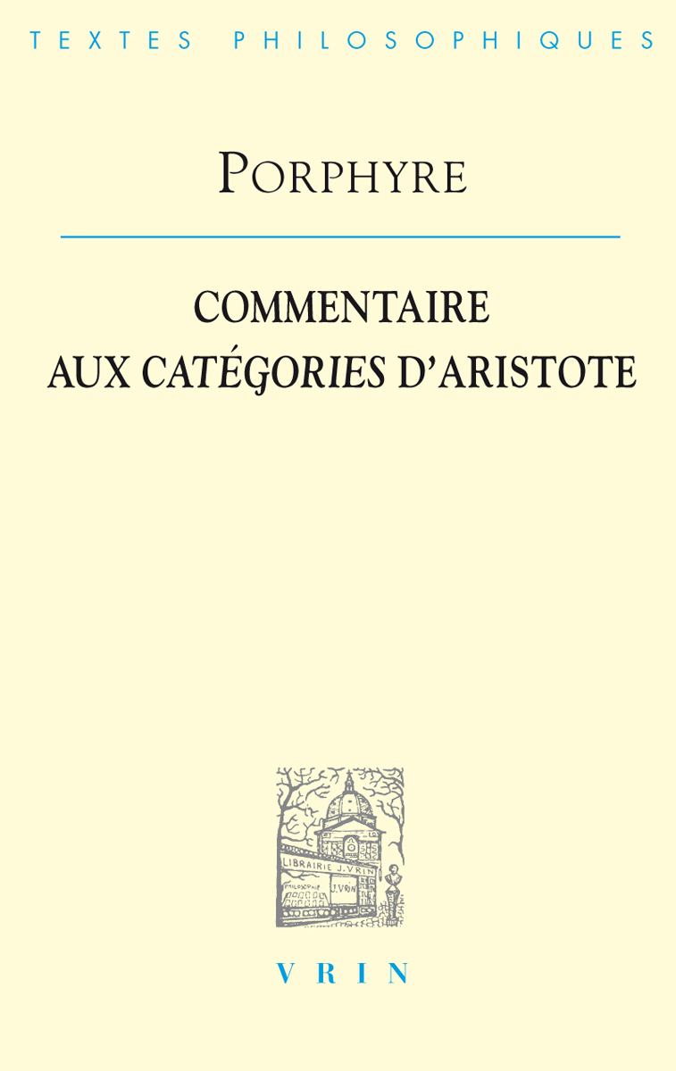 Commentaire aux Catégories d'Aristote