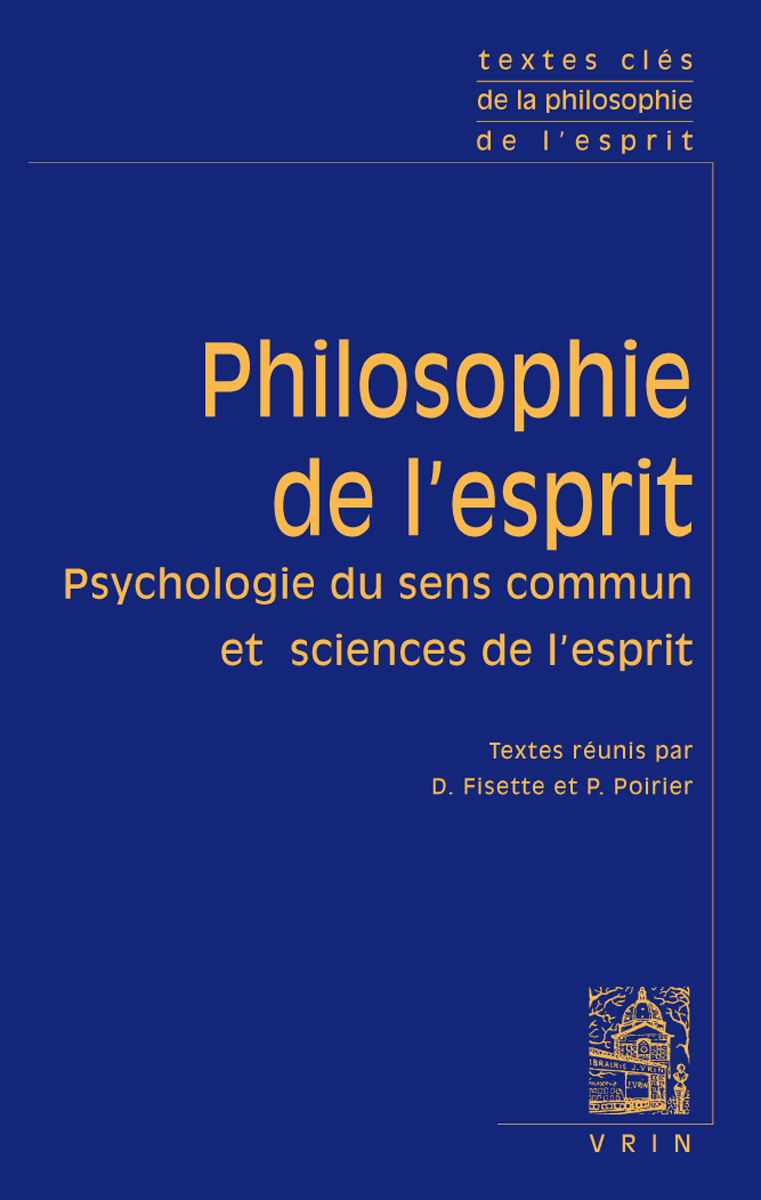 Textes clés de philosophie de l'esprit