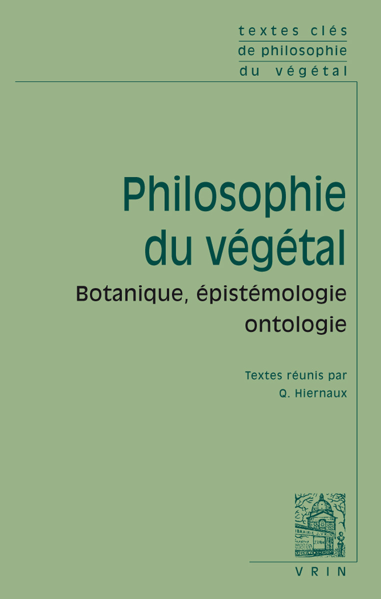 Textes clés de philosophie du végétal