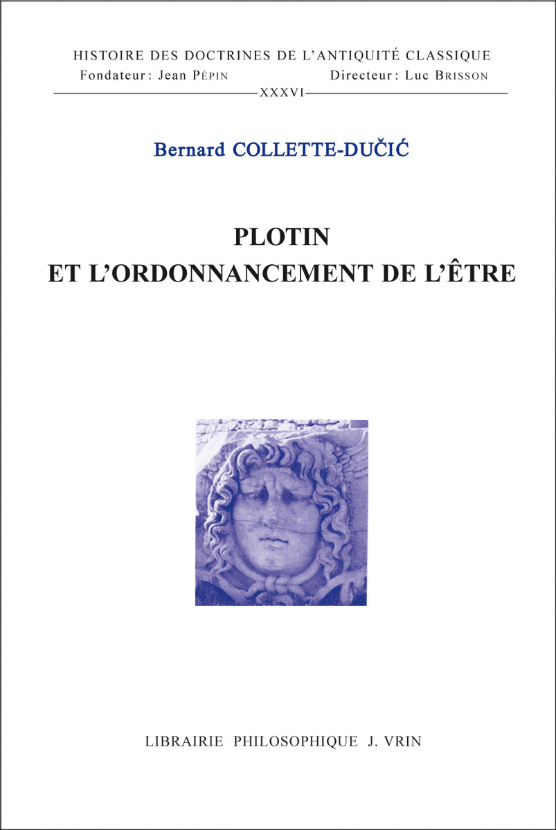 Plotin et l'ordonnancement de l'être