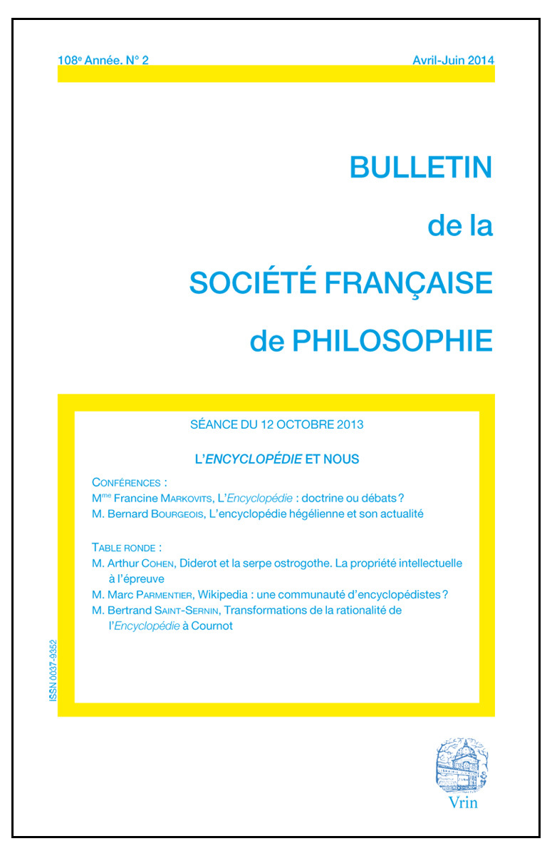 L ENCYCLOPEDIE ET NOUS