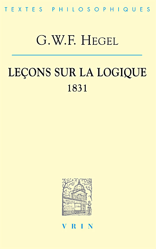 Leçons sur la logique (1831)
