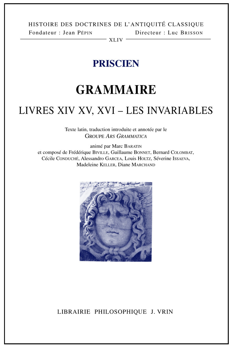 Grammaire Livres XIV – XV – XVI