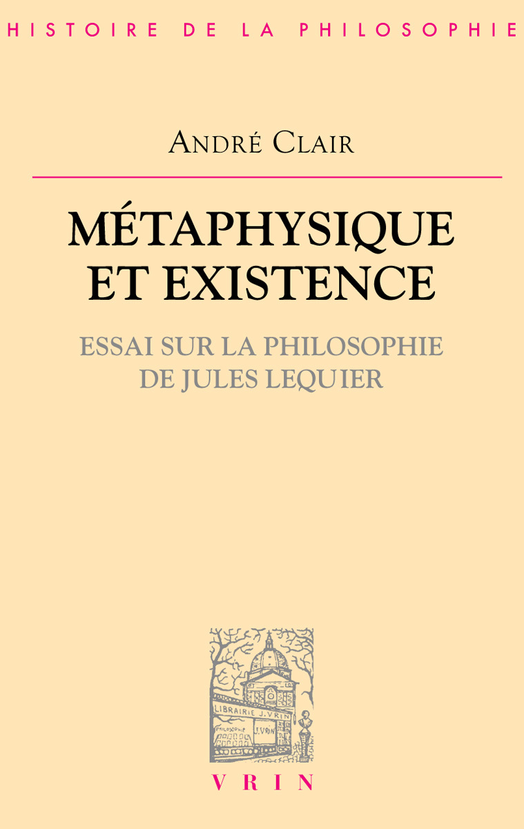 Métaphysique et existence