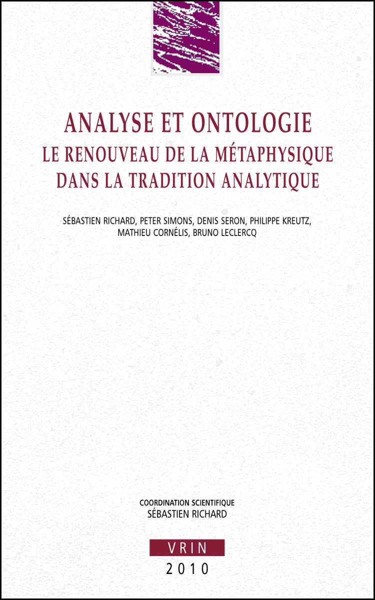 Analyse et ontologie