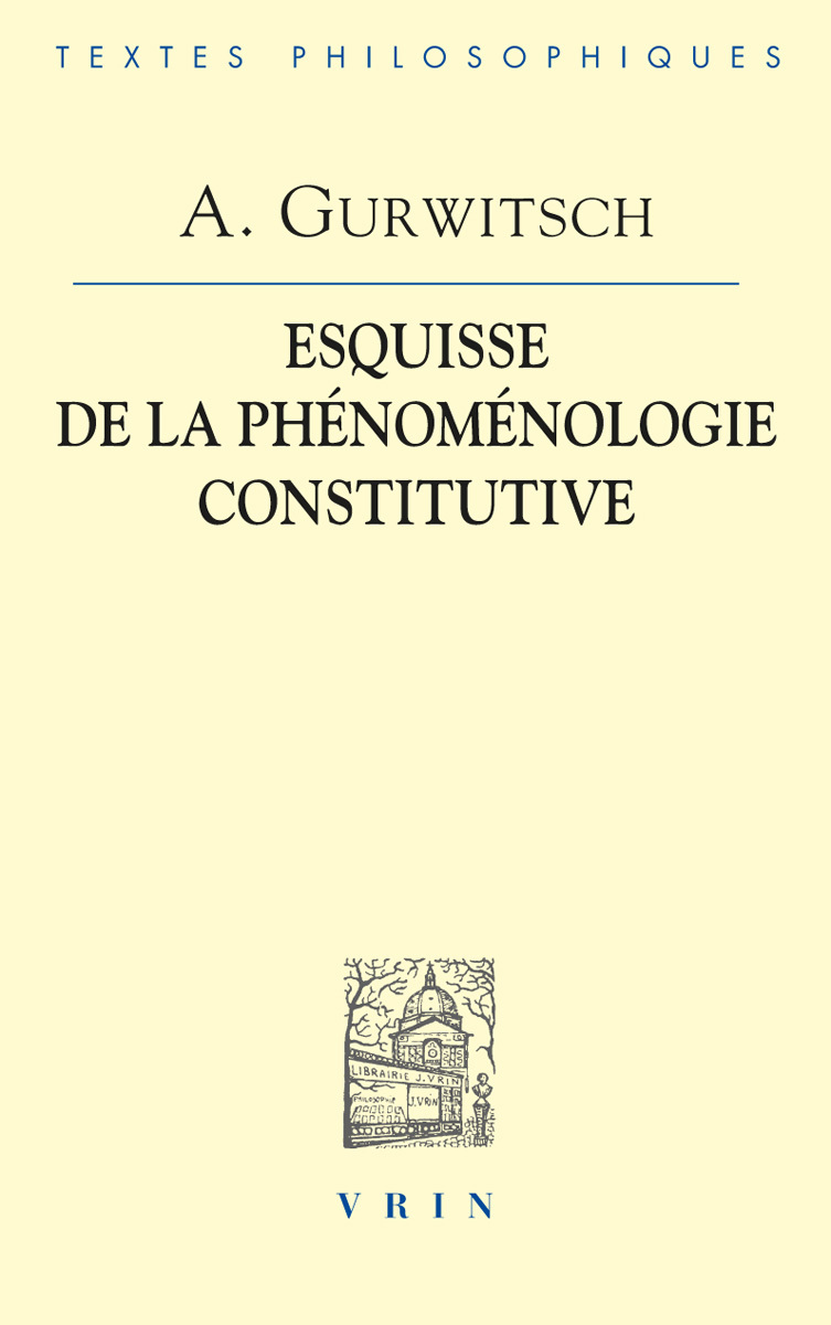 La phénoménologie constitutive