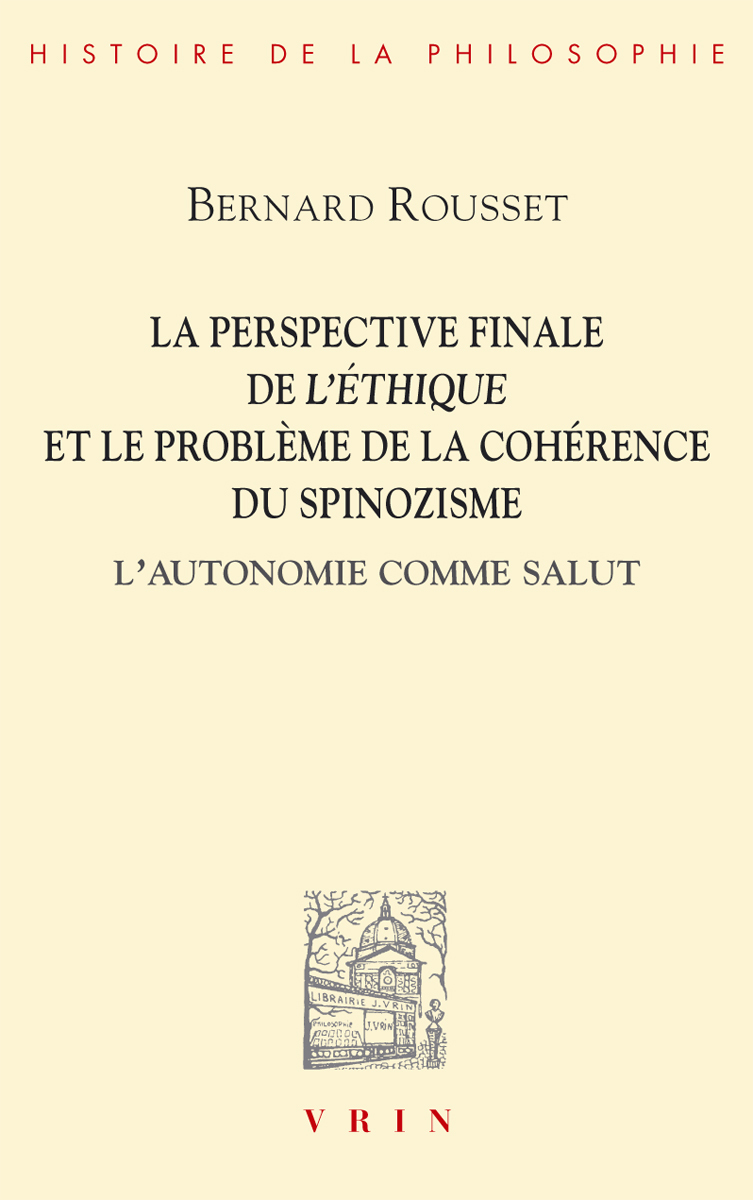 La perspective finale de l'Éthique