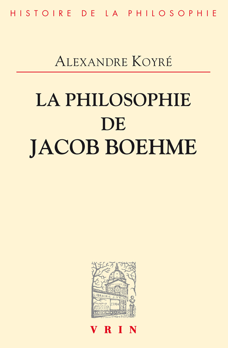 La philosophie de Jacob Boehme