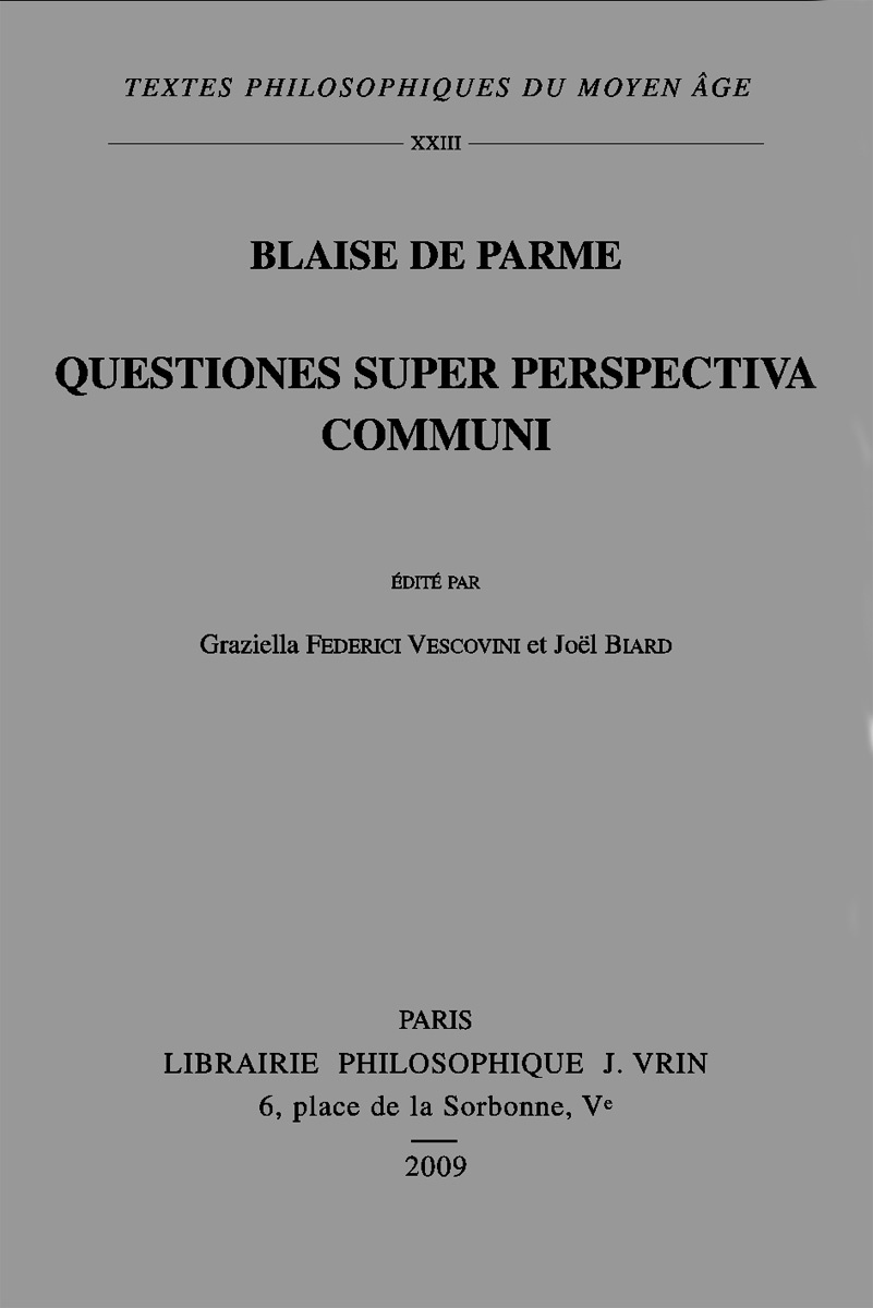 Questiones super perspectiva communi