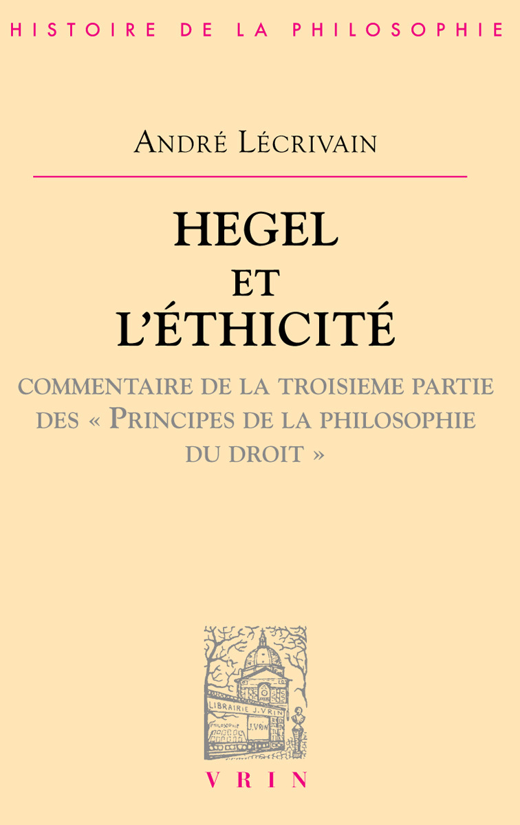 Hegel et l'éthicité