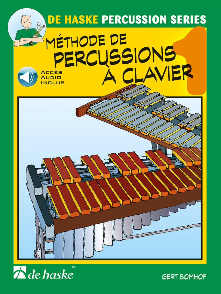 GERT BOMHOF : METHODE DE PERCUSSIONS A CLAVIER 1 - RECUEIL AVEC SUPPORT(S) EN LIGNE.