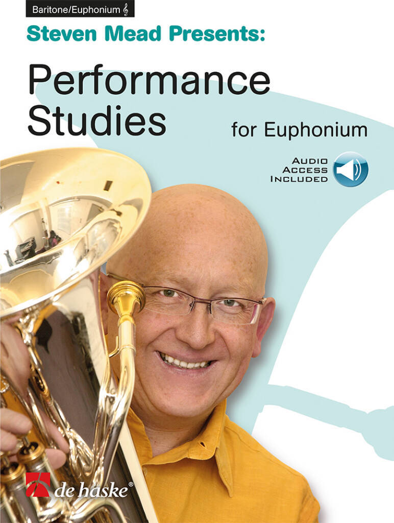 STEVEN MEAD PRESENTS : PERFORMANCE STUDIES FOR EUPHONIUM TC (CLE DE SOL) - AVEC AUDIO ONLINE