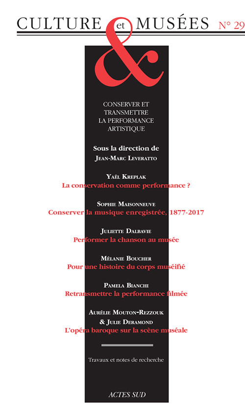 Revue Culture et musées n°29
