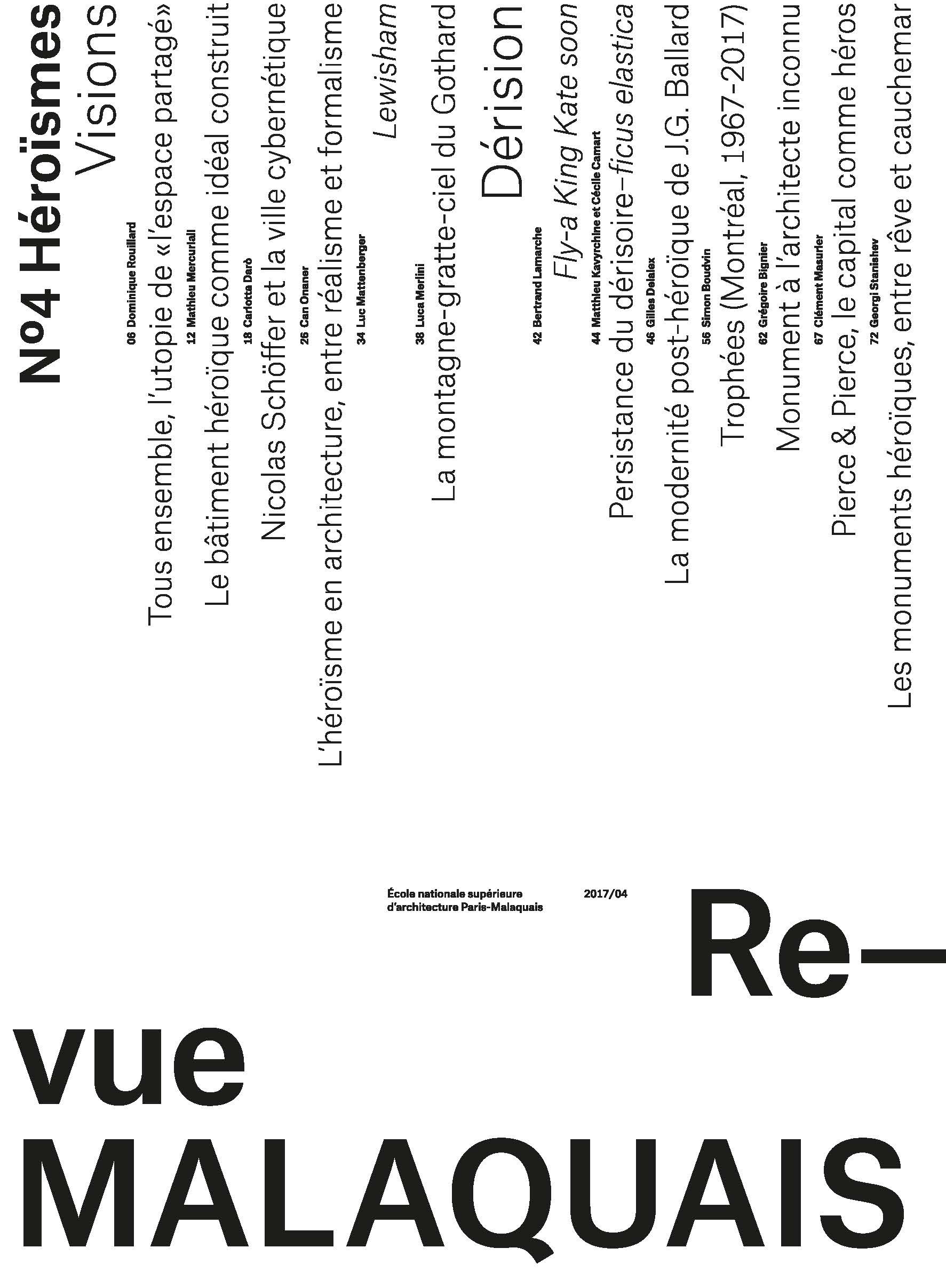 Re-vue Malaquais n°4