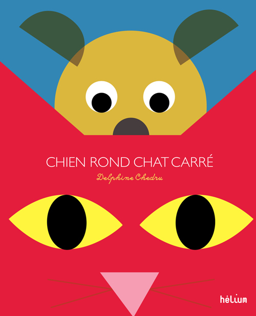 Chien rond chat carré
