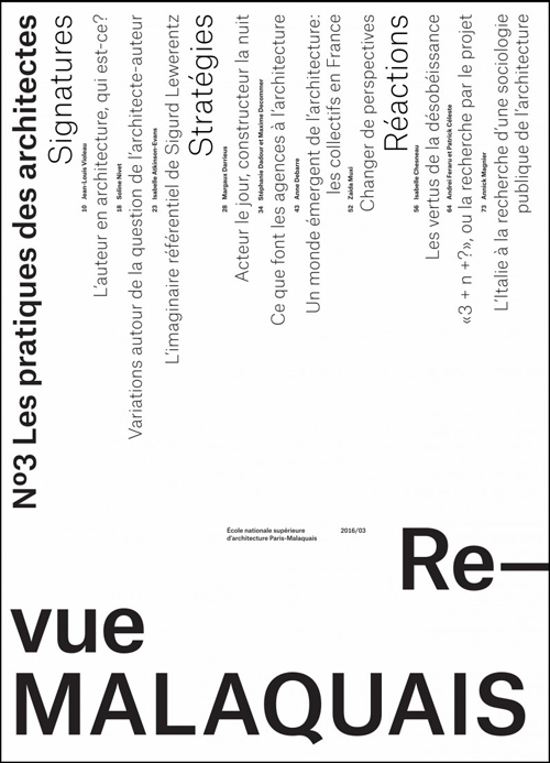 Re-vue Malaquais n°3
