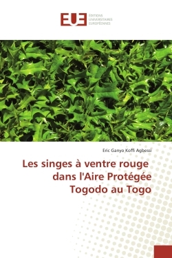 Les singes A ventre rouge dans l'Aire Protegee Togodo au Togo