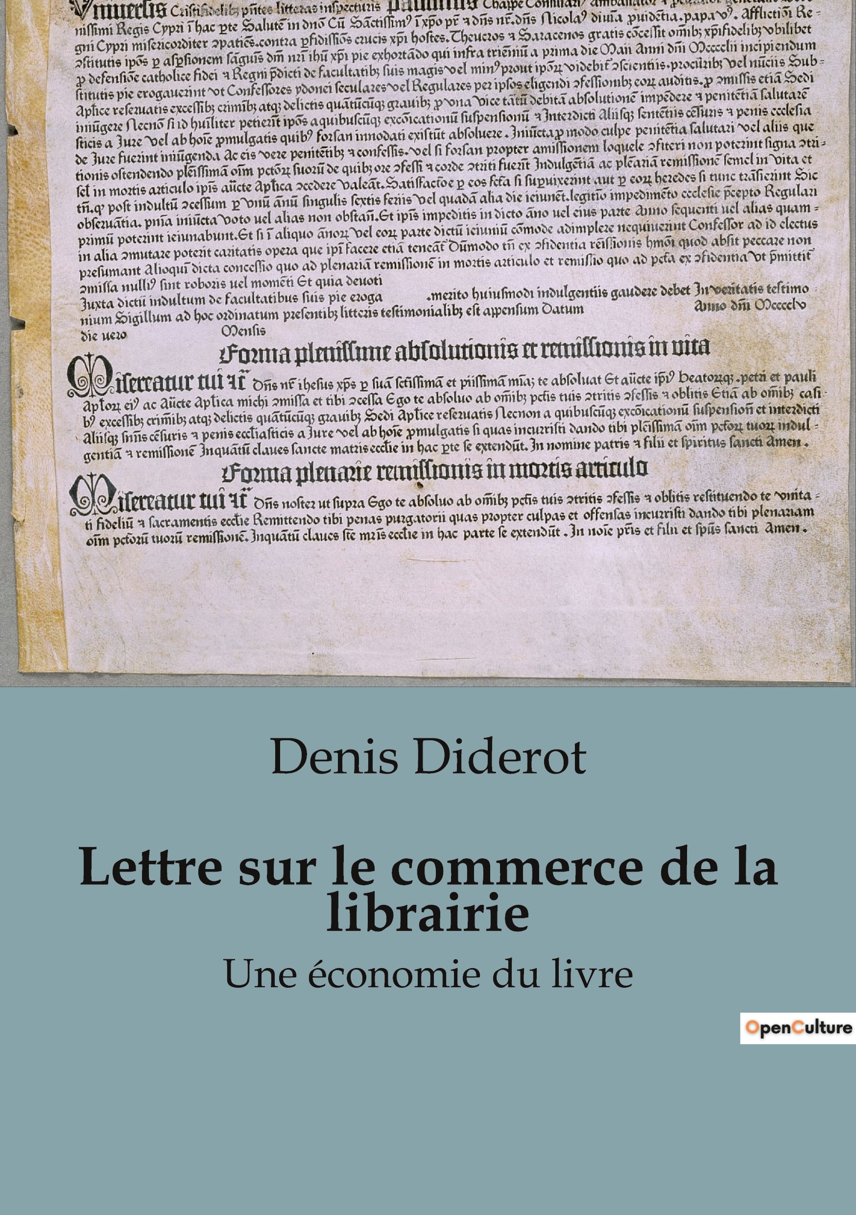 Lettre sur le commerce de la librairie