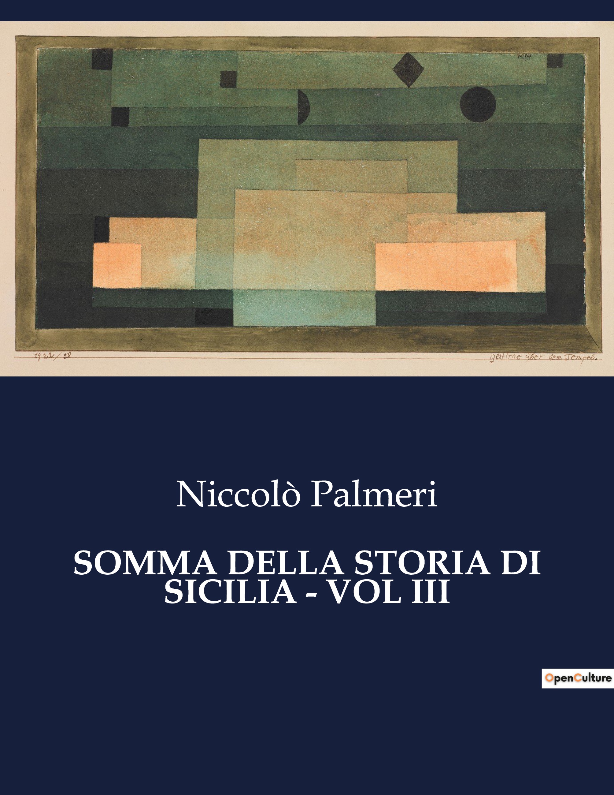 SOMMA DELLA STORIA DI SICILIA - VOL III