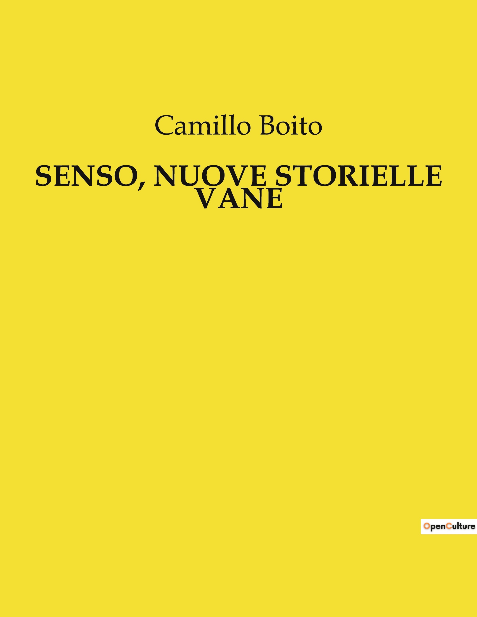 SENSO, NUOVE STORIELLE VANE