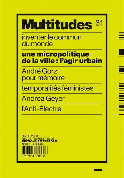 L' Multitudes N°31 / Agir Urbain