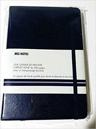 Notes cuir bleu de four 