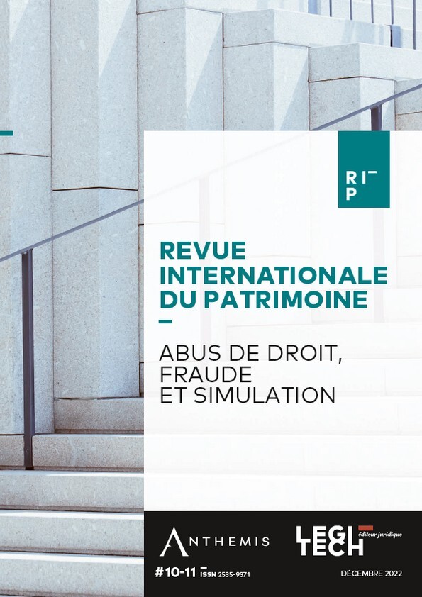 Abus de droit, fraude et simulation