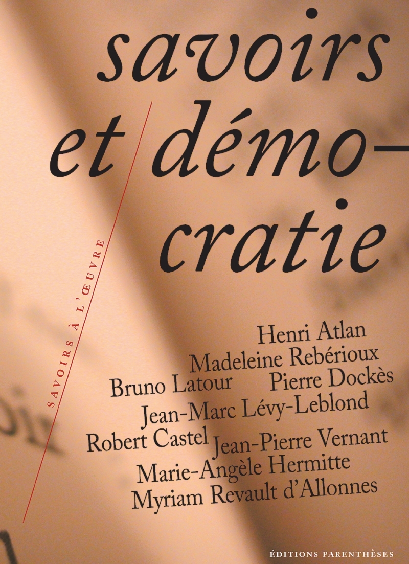 SAVOIRS ET DEMOCRATIE